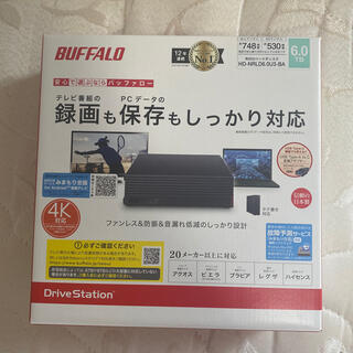 バッファロー(Buffalo)のBUFFALO 外付けHDD HD-NRLD6.0U3-BA(PC周辺機器)