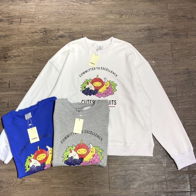 VETEMENTS パーカー トップス 柔らかい 秋冬 大人気 コットン 3色 brad