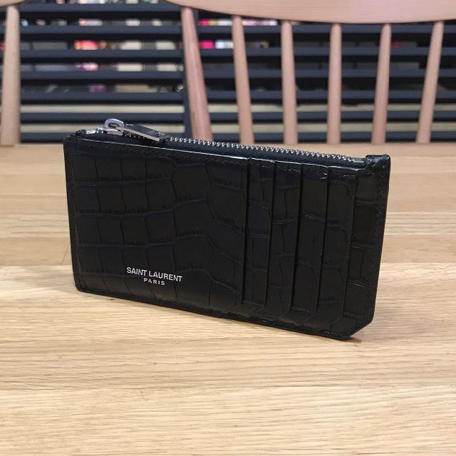 超美品 サンローラン 現行 ビルクリップジッパーカードケース 超美品 サンローラン 現行 ビルクリップジッパーカードケース