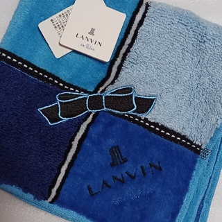 ランバンオンブルー(LANVIN en Bleu)の値下げ📌ランバンen Bleu☆大判タオルハンカチ🎀(ハンカチ)
