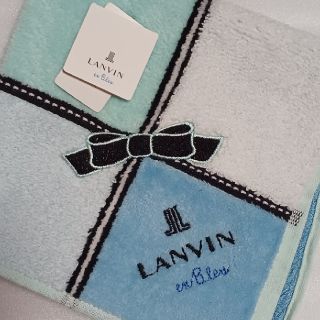 ランバンオンブルー(LANVIN en Bleu)の値下げ📌ランバンen Bleu☆大判タオルハンカチ🎀(ハンカチ)