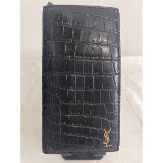 Yves Saint Laurent クロコ調 長財布