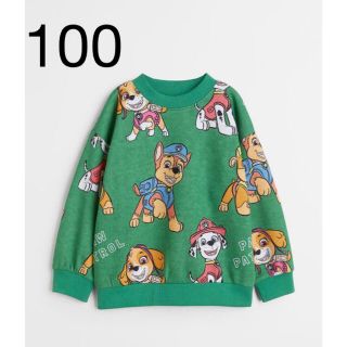 エイチアンドエム(H&M)の《最新作》新品　パウパトロール　スウェットシャツ　トレーナー　100/105(Tシャツ/カットソー)