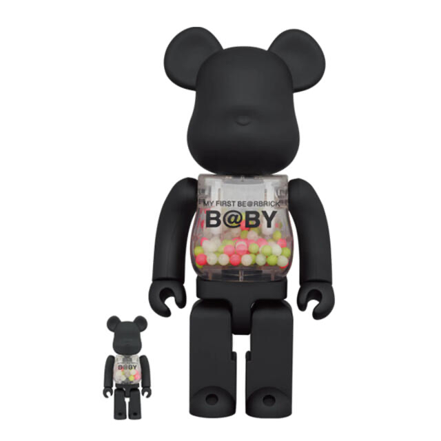 BE@RBRICK B@BY MATT BLACK Ver. 400％&100％