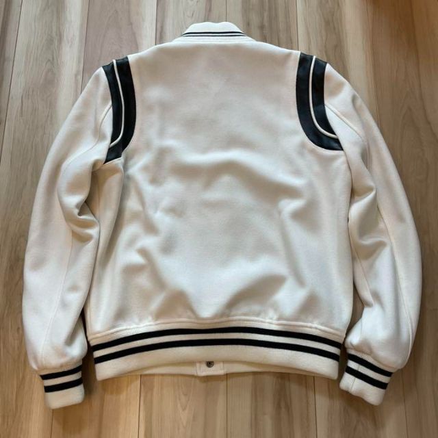 SAINT LAURENT ホワイト テディジャケット 48 | paymentsway.co