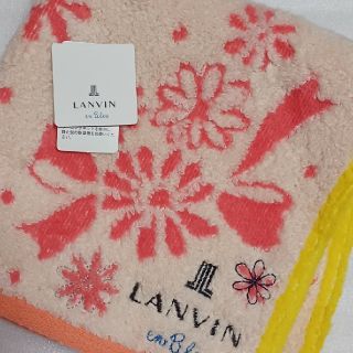 ランバンオンブルー(LANVIN en Bleu)の値下げ📌ランバンen Bleu☆大判タオルハンカチ🎀🌼(ハンカチ)