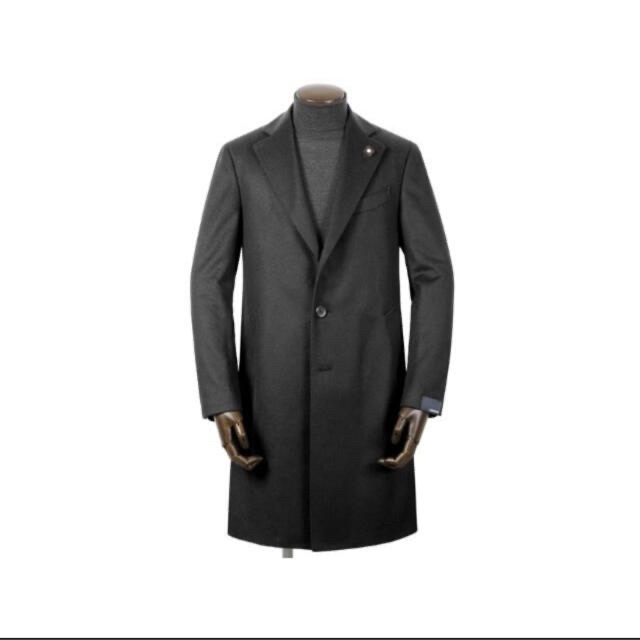 LARDINI(ラルディーニ)の新品 LARDINI ラルディーニ カシミヤ 100% チェスター 44 メンズのジャケット/アウター(チェスターコート)の商品写真