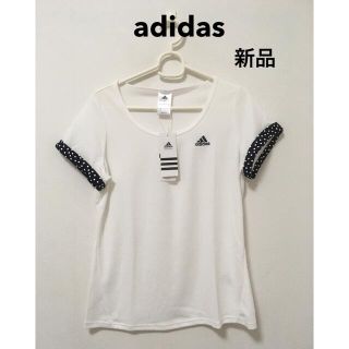 アディダス(adidas)のadidas アディダス■新品 レディースM■Tシャツ(Tシャツ(半袖/袖なし))