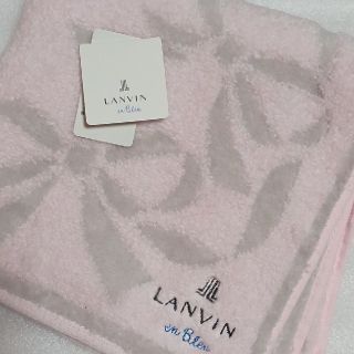 ランバンオンブルー(LANVIN en Bleu)の値下げ📌ランバンen Bleu☆大判タオルハンカチ🎀(ハンカチ)