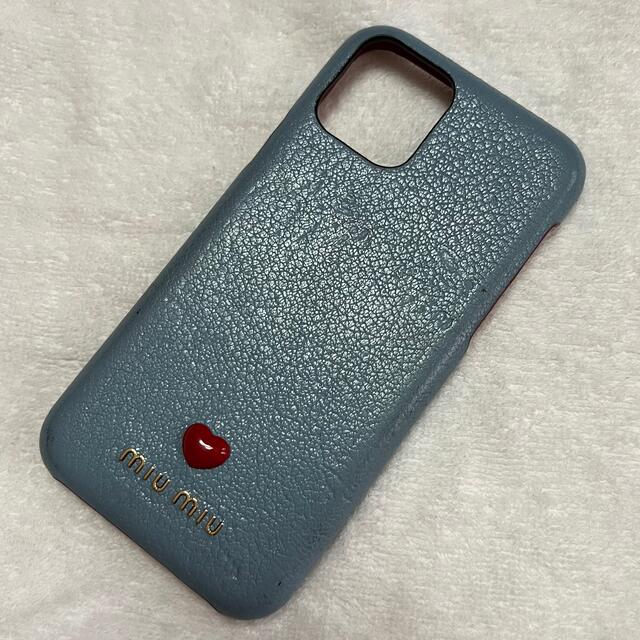 miumiu(ミュウミュウ)のmiumiu iPhoneケース 11Pro スマホ/家電/カメラのスマホアクセサリー(iPhoneケース)の商品写真