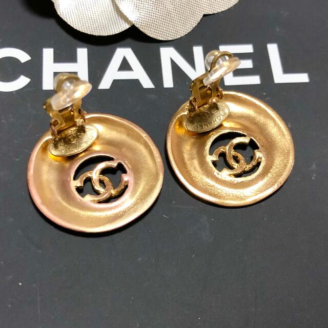 CHANEL(シャネル)のシャネル　イヤリング　ココマーク　ゴールド　金　ヴィンテージ　ロゴ　オープン　☆ レディースのアクセサリー(イヤリング)の商品写真