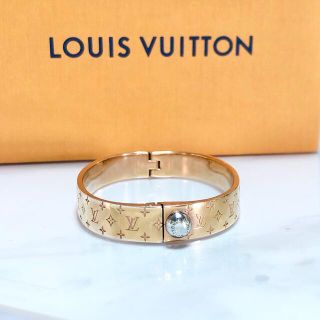 LOUIS VUITTON - ヴィトン ブレスレット ナノグラム ゴールド シルバー