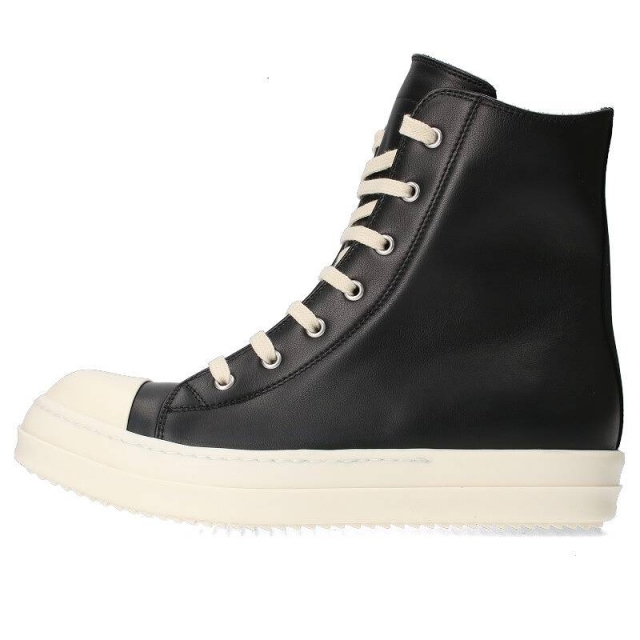 リックオウエンス 22AW RAMONES ラモーンズレザーハイカットスニーカー