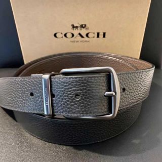 COACH 新品未使用コーチメンズベルトリバーシブルレザー