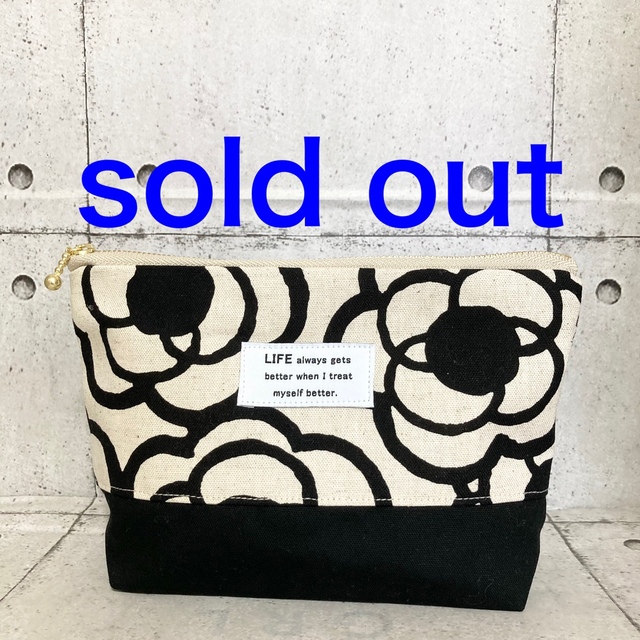 SOLD OUT ハンドメイドのファッション小物(ポーチ)の商品写真