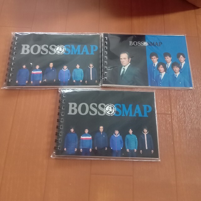 SMAP(スマップ)のＢＯＳＳ　ＳＭＡＰ　オリジナルリングノート　３冊セット インテリア/住まい/日用品の文房具(ノート/メモ帳/ふせん)の商品写真