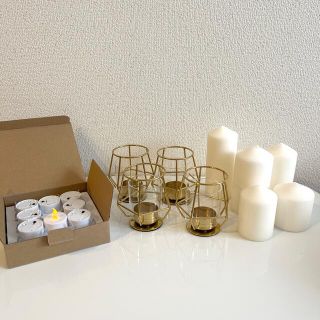 イケア(IKEA)のキャンドルまとめ売り(アロマ/キャンドル)