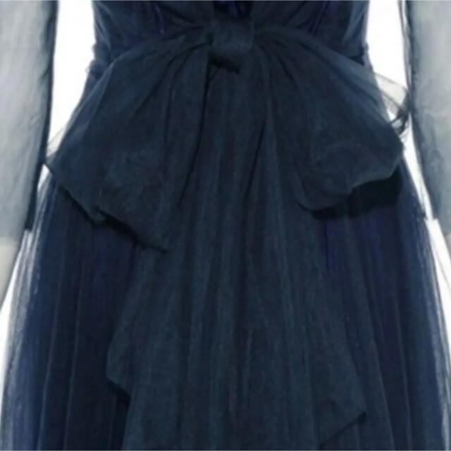 FRAY I.D(フレイアイディー)のフレイアイディー　チュールドレス　ブルー レディースのフォーマル/ドレス(ロングドレス)の商品写真