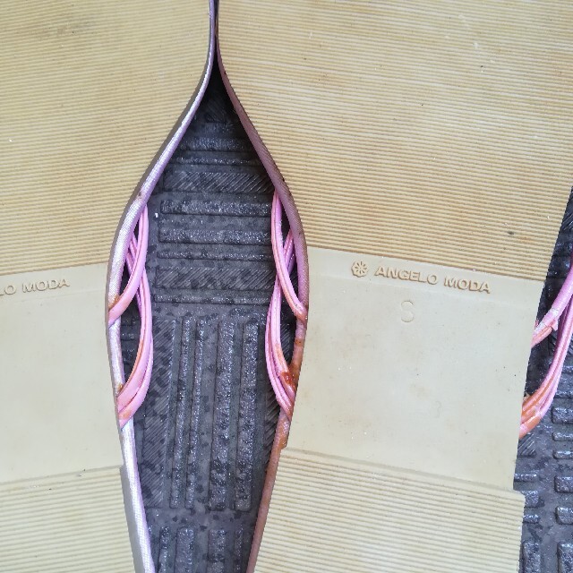 未使用　サンダル　ピンク　Lサイズ相当　レディース レディースの靴/シューズ(サンダル)の商品写真