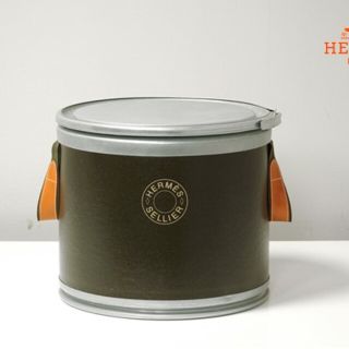 エルメス(Hermes)のエルメス　サドルボックス　馬具缶　収納(リビング収納)