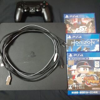 PS4 CUH-2100B 本体 ケーブル コントローラー おまけ付