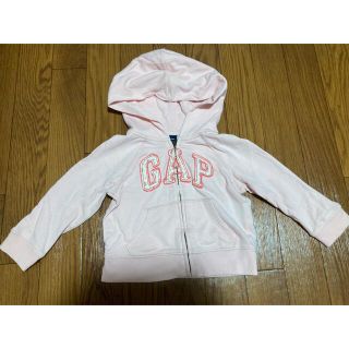 ベビーギャップ(babyGAP)のベビーギャップ　BABY GAP パーカー　ピンク　フード付き(ジャケット/上着)