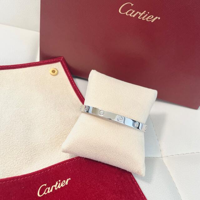 Cartier(カルティエ)のCartier 新型ラブブレス4PDハーフダイヤ　純正ダイヤ　 メンズのアクセサリー(ブレスレット)の商品写真