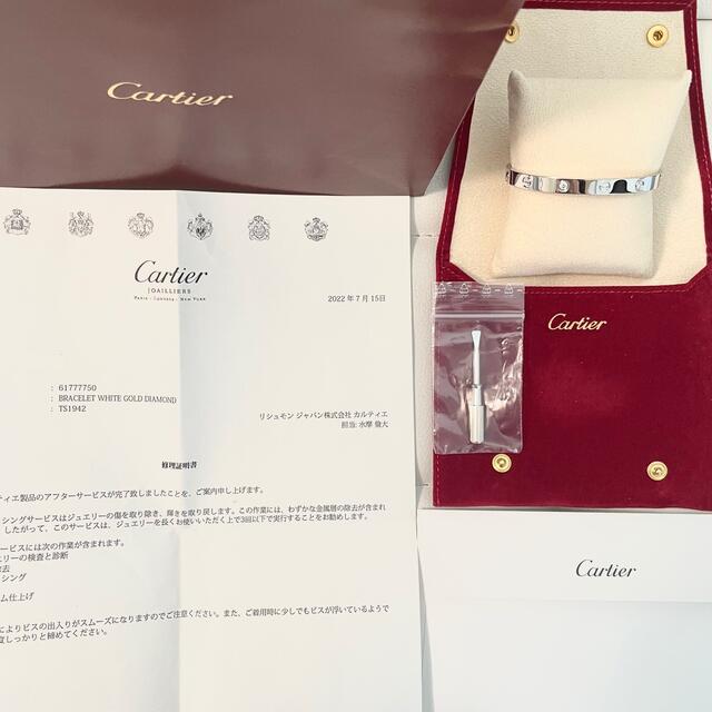 Cartier(カルティエ)のCartier 新型ラブブレス4PDハーフダイヤ　純正ダイヤ　 メンズのアクセサリー(ブレスレット)の商品写真
