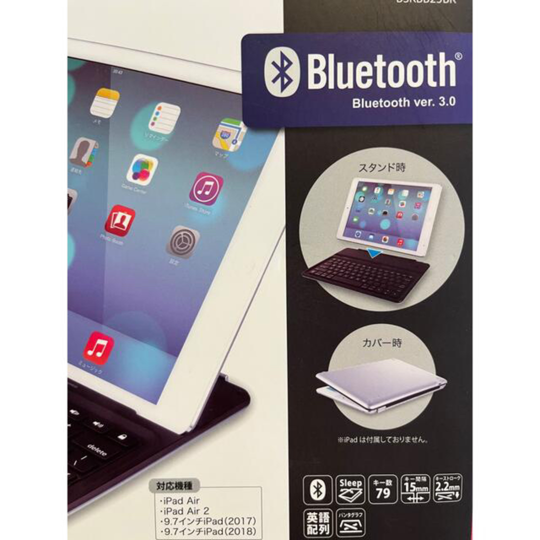 Buffalo(バッファロー)の大幅値下げ！BUFFALO iPad用ワイヤレスキーボード スマホ/家電/カメラのPC/タブレット(PC周辺機器)の商品写真