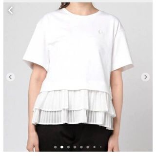 フレッドペリー(FRED PERRY)の新品未使用　フレッドペリー×ミュベール　プリーツTシャツ(Tシャツ(半袖/袖なし))