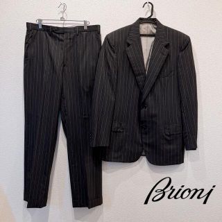 ブリオーニ(Brioni)のBrioni ストライプスーツ super180 サイズ50(セットアップ)