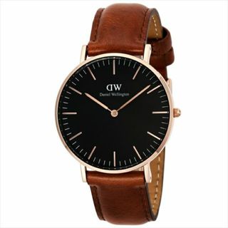 ダニエルウェリントン(Daniel Wellington)のダニエル ウェリントン DANIEL WELLINGTON 腕時計 ユニセックス Classic Black St.Mawes DW00100136 ブラック(腕時計(アナログ))