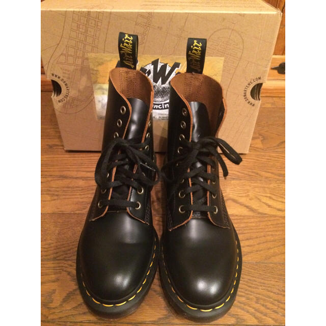 Dr.Martens 8ホール PASCAL 16509001 UK6 箱付き | フリマアプリ ラクマ