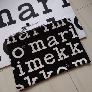 新品　marimekko マリメッコ　マリロゴ　ポーチ　レア　タグ付き