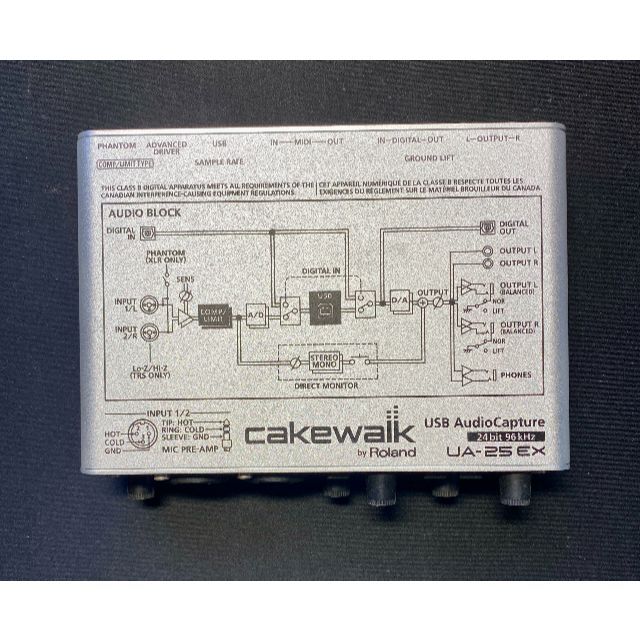 Cakewalk オーディオインターフェース UA-25EX 楽器のDTM/DAW(オーディオインターフェイス)の商品写真