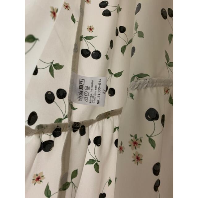 ⭐️新品‼︎⭐️Rose Tiara⭐️チェリー柄ティアードチュニック42