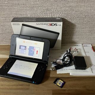 ニンテンドー3DS(ニンテンドー3DS)のニンテンドー3DS LL SPR-001(JPN)【充電器付】✩ジャンク✩(家庭用ゲーム機本体)