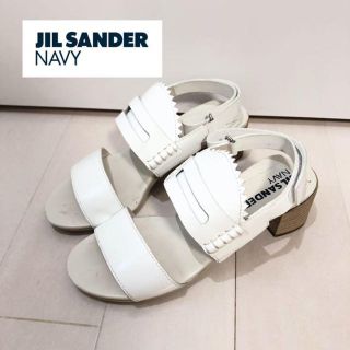 ジルサンダー(Jil Sander)のJIL SANDER NAVY ◆ジルサンダー　ローファーデザイン　サンダル(サンダル)