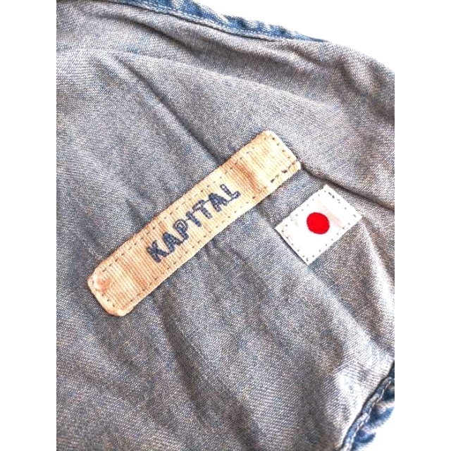 KAPITAL(キャピタル) ノースリーブ フレア マキシ デニムワンピース