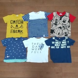 サンカンシオン(3can4on)の【3can4on ディズニー TK 等】キッズ半袖Tシャツ6枚　size110(Tシャツ/カットソー)