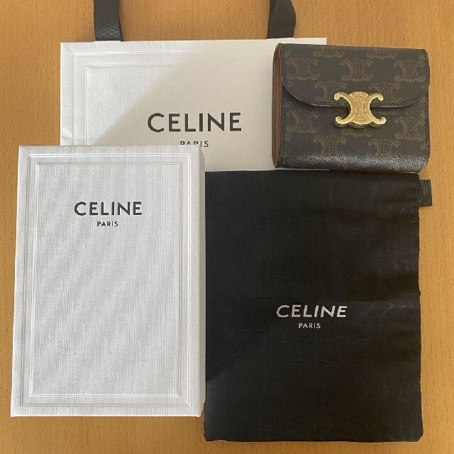 CELINEトリオンフ折財布 | proactivesolutionsmc.com