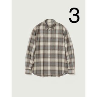 オーラリー(AURALEE)のAURALEE SUPER LIGHT WOOL CHECK SHIRTS 3(シャツ)