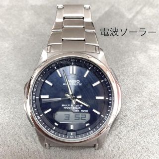 カシオ(CASIO)のカシオ ウェーブセプター WVA-M630D-2AJF シルバー(腕時計(アナログ))