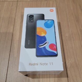 アンドロイド(ANDROID)のXiaomi　Redmi note 11(スマートフォン本体)