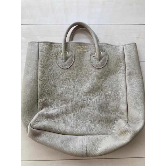 EMBOSSED LEATHER TOTE M YOUNG & OLSENレディース
