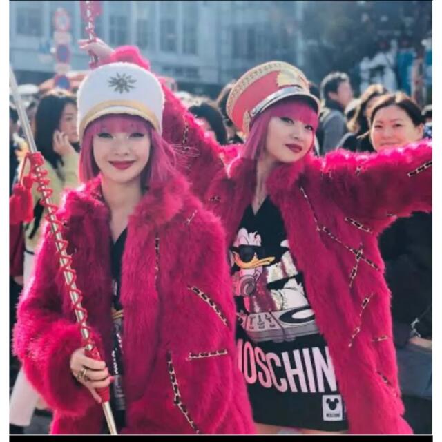交渉可‼︎ H&M モスキーノ コラボフェィクファーコート - 4