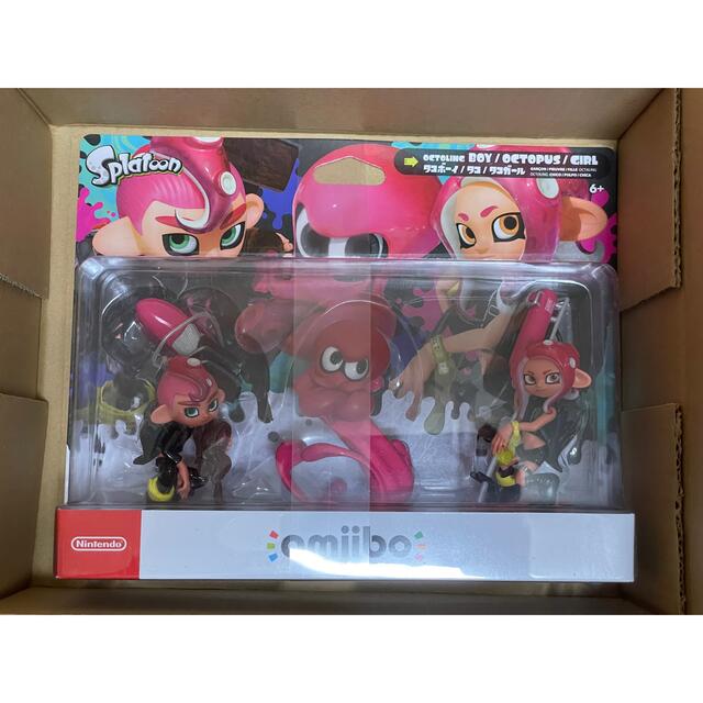 amiibo トリプル　セット　スプラトゥーン　タコ　ボーイ　ガール