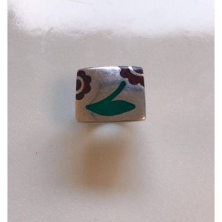 vintage silver925 flower ring ITALY(リング(指輪))