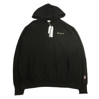 レディメイド(LADY MADE)のREADY MADE レディメイド RM-J01-0000-020 HOODIE 胸ロゴ刺繍 プルオーバー パーカー ブラック ブラック系 L【新古品】【未使用】【中古】(パーカー)