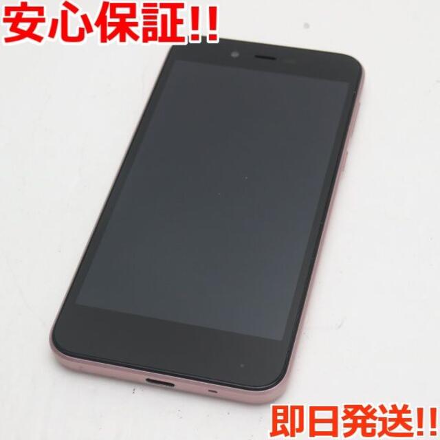 超美品 SoftBank Android One S3 ピンク